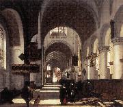 WITTE, Emanuel de Interior of a Church oil painting picture wholesale